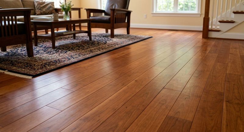 Cherry Floor Installation in Highland, MI