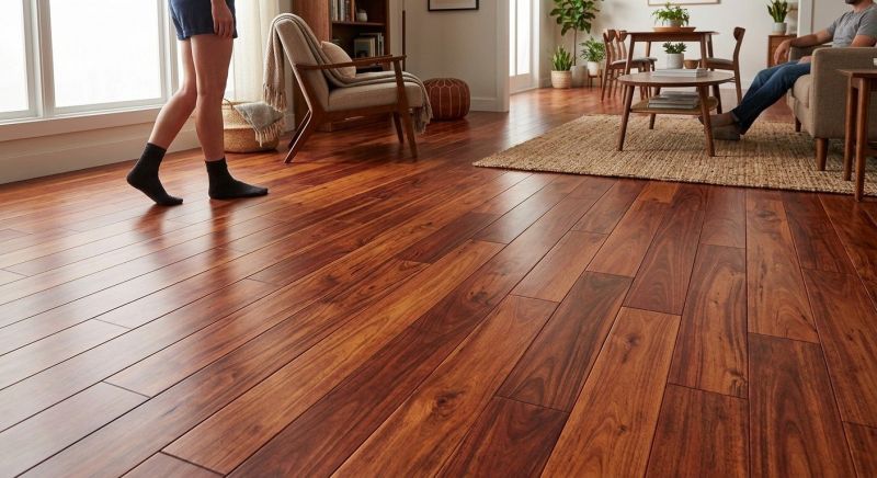 Cherry Floor Installation in New Baltimore, MI