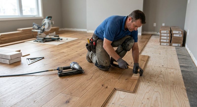 Hardwood Floor Installation in Davisburg, MI