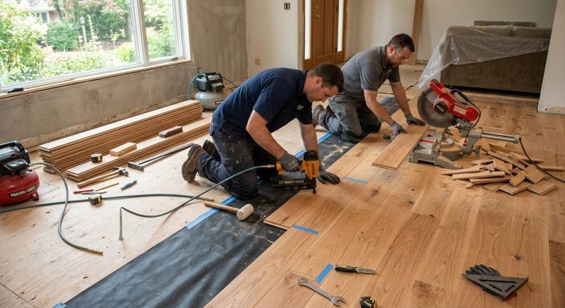 Hardwood Floor Installation in Detroit, MI