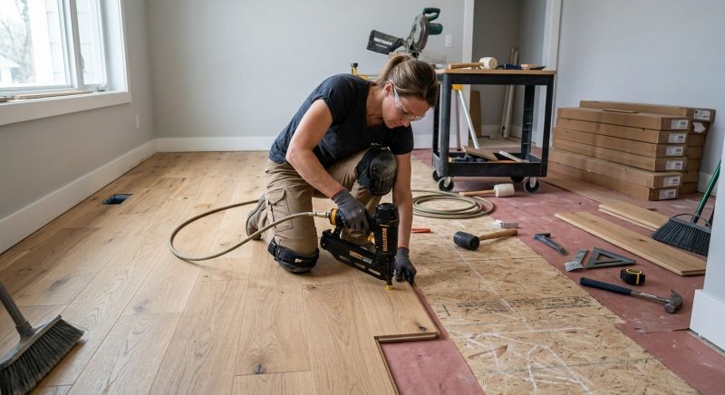 Hardwood Floor Installation in Keego Harbor, MI