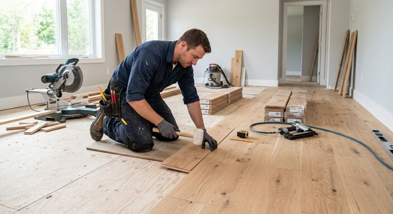 Hardwood Floor Installation in Troy, MI