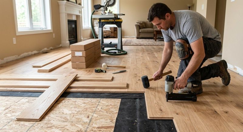 Hardwood Floor Installation in Oxford, MI