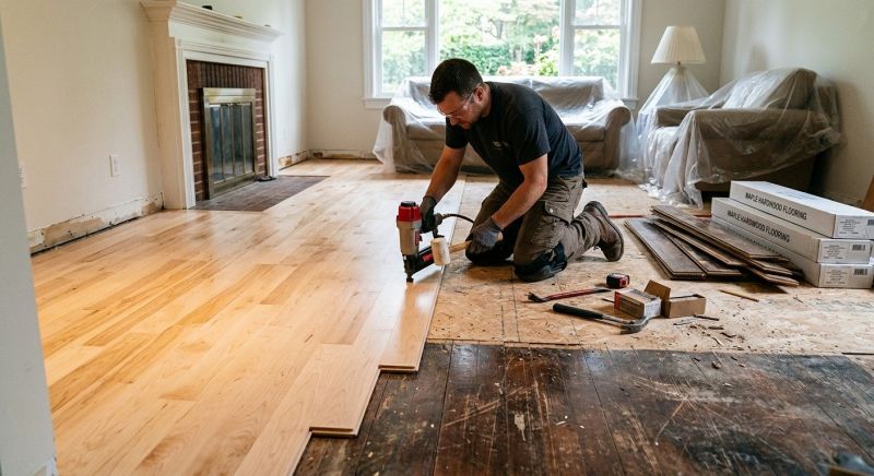 Maple Flooring Installation in Commerce Township, MI