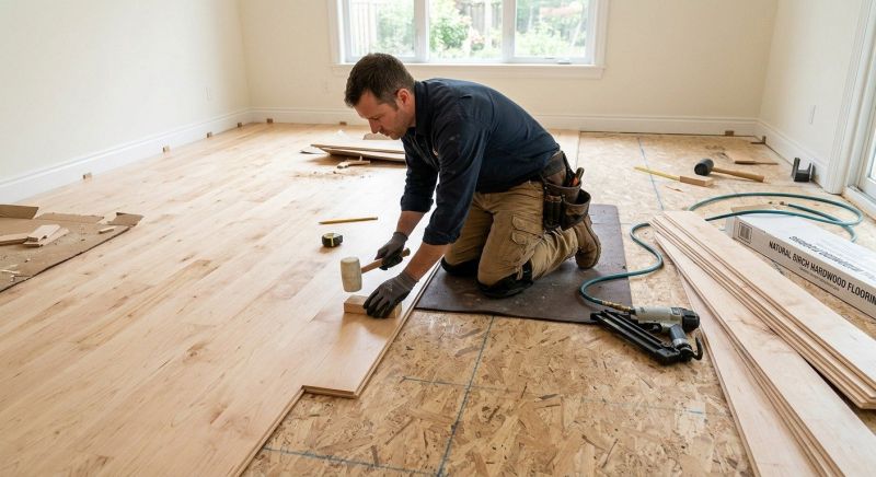 Maple Flooring Installation in Grosse Pointe, MI