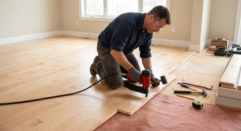 Maple Flooring Installation in Lincoln Park, MI
