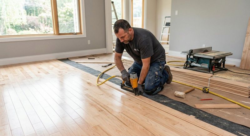 Maple Flooring Installation in Oak Park, MI
