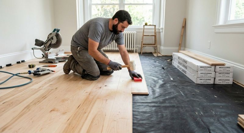 Maple Flooring Installation in Royal Oak, MI