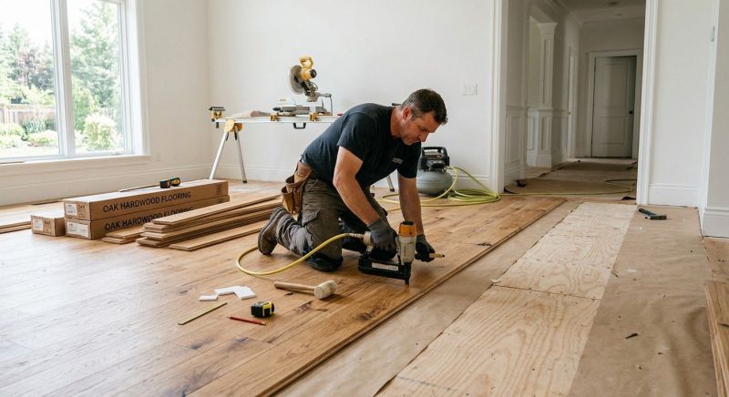 Oak Floor Installation in Dearborn, MI
