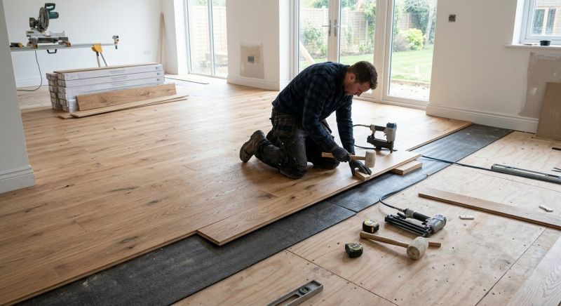 Oak Floor Installation in Eastpointe, MI