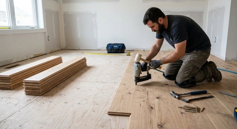 Oak Floor Installation in Macomb County, MI