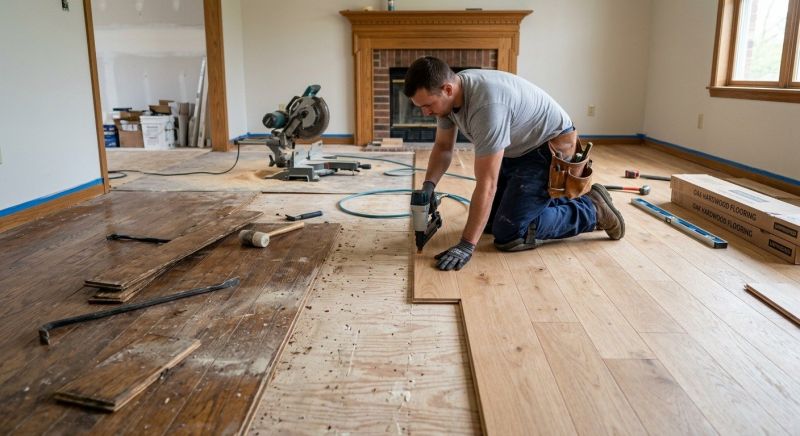 Oak Floor Installation in New Baltimore, MI