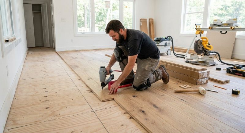Oak Floor Installation in Novi, MI
