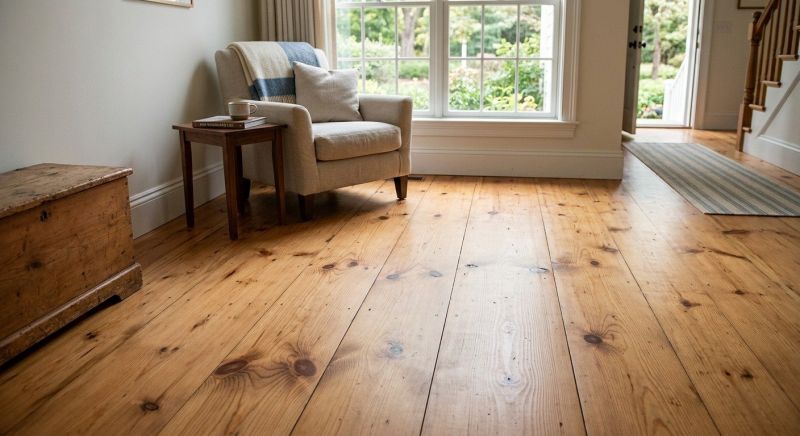 Pine Floor Installation in Troy, MI