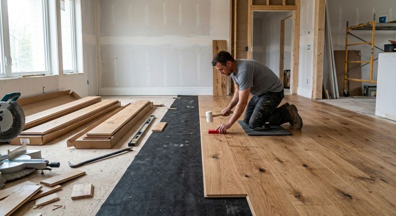 Plank Floor Installation in Troy, MI