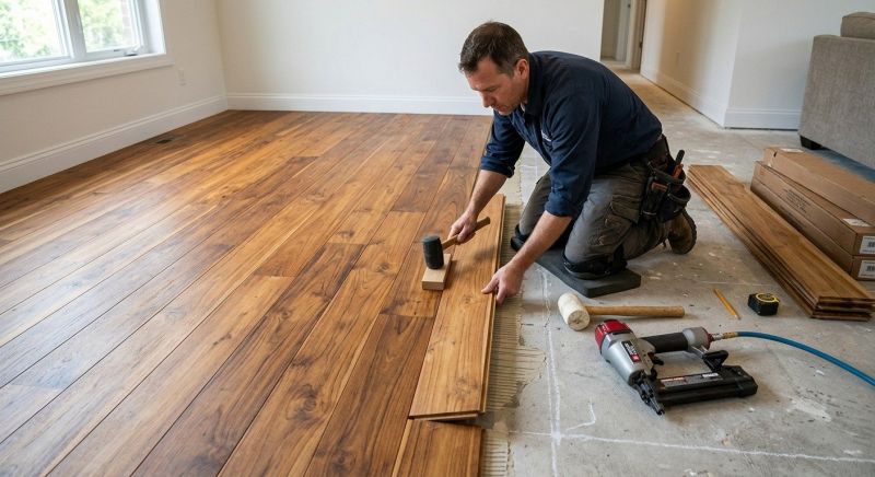 Teak Flooring Installation in Troy, MI