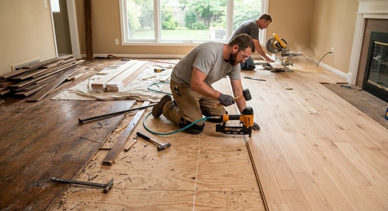 Wood Floor Replacement in Berkley, MI